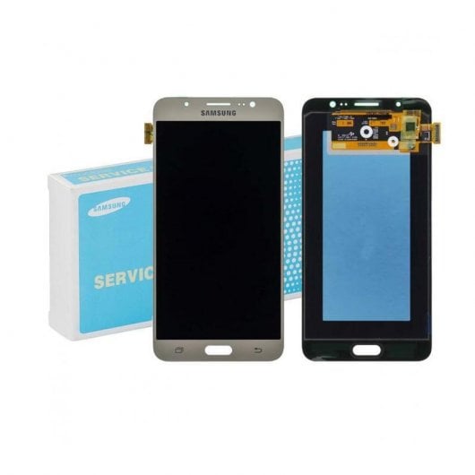 Samsung Repuesto Pantalla LCD/Táctil Original Dorado para Samsung Galaxy J7 (2016)