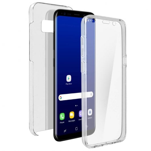 Avizar Doppelte transparente Silikonhülle für Samsung Galaxy S8