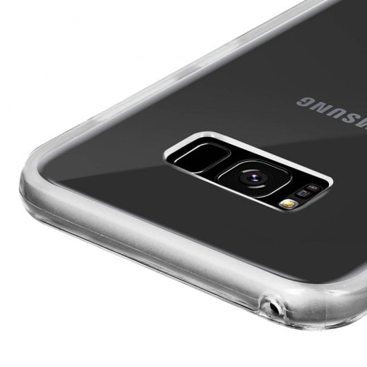 Avizar Doppelte transparente Silikonhülle für Samsung Galaxy S8