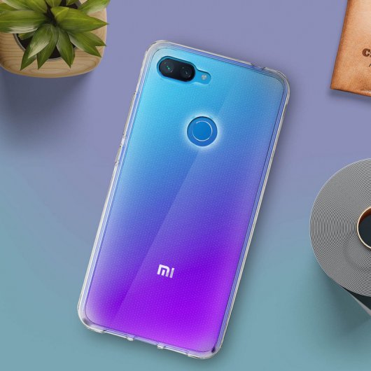 Avizar Funda de Silicona Transparente para Xiaomi Mi 8 Lite