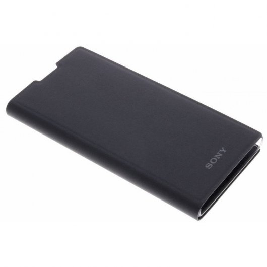 Sony Style Cover Funda libro Negra para Sony Xperia XA2 Ultra