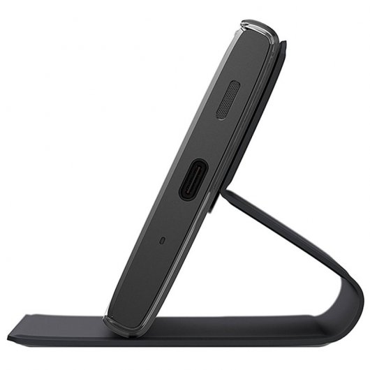 Sony Style Cover Funda libro Negra para Sony Xperia XA2 Ultra