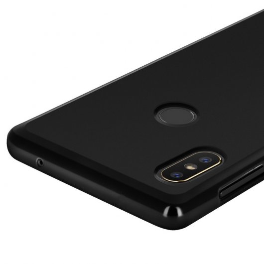 Avizar Funda de Silicona Negra para Xiaomi Mi Mix 2S