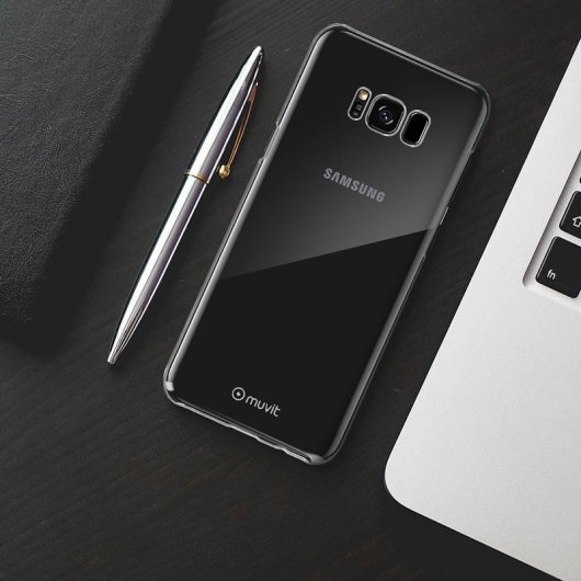 Muvit Crystal Case Funda Rígida Transparente para Samsung Galaxy S8