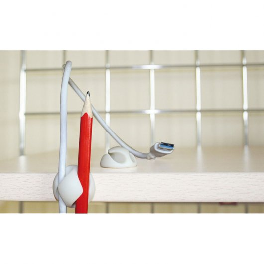 CoolBox Cabledrop Clips para Cabos 6 Unidades