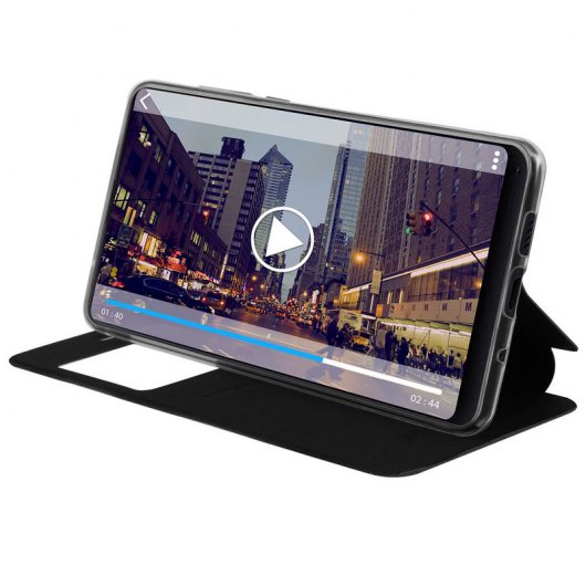 Avizar Funda Libro Cartera con Ventana Negra para Xiaomi Mi Mix 2S