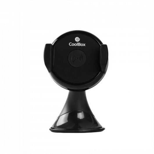 CoolBox CoolCharge Soporte Coche con Carga Inalámbrica para Smartphones