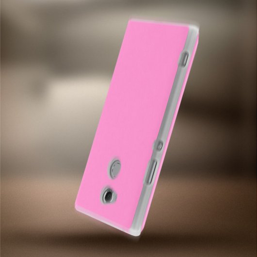 Avizar Flip Book Cover Funda Rosa para Sony Xperia XA2 Ultra