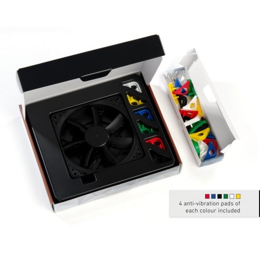 Noctua NF-S12A PWM chromax.black.swap Computergehäuse Ventilator 12 cm Schwarz 1 Stück(e)