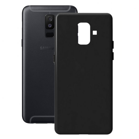 Contact Flex Funda TPU Negra para Samsung Galaxy A6 Plus