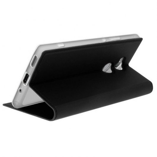 Avizar Funda Libro con Cierre Magnético Negra para Sony Xperia XA2