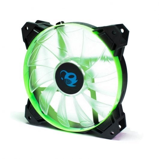 Ventilateur à vent profond CoolBox 120 mm LED verte