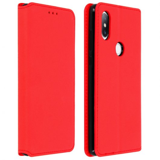 Avizar Funda Libro Roja para Xiaomi Mi Mix 2S