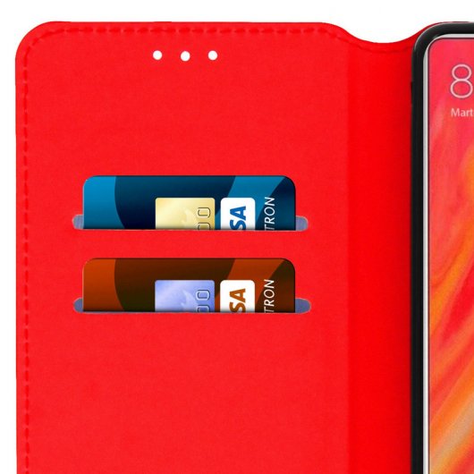 Avizar Funda Libro Roja para Xiaomi Mi Mix 2S