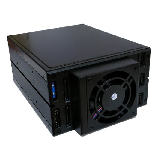 CoolBox HSW-2533 Bahía Frontal 5.25" 3 Discos SATA/SAS 3.5"/2.5" para caja SRM-44500