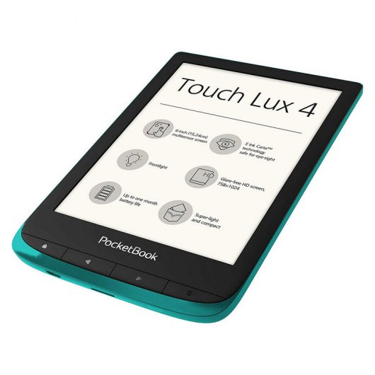 PocketBook Touch Lux 4 eReader 6" 8GB Wifi Verde Esmeralda