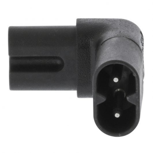 Adaptador para Cabo de Alimentação IEC-320-C8 a IEC-320-C7 Angulado 90/270º