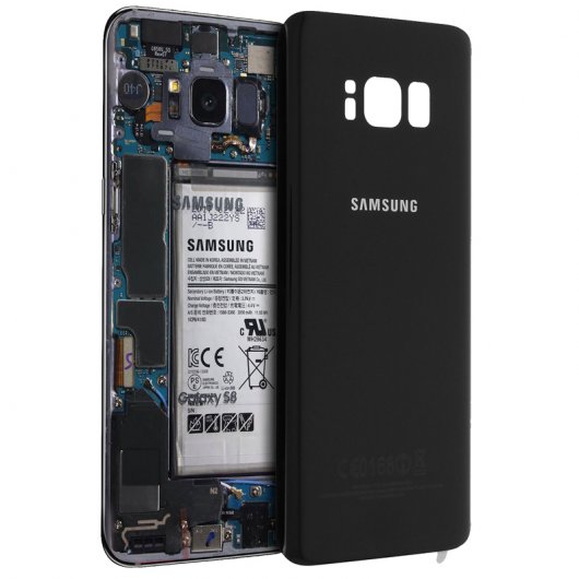 Samsung Ersatz-Originalrückseite in Schwarz für das Samsung Galaxy S8