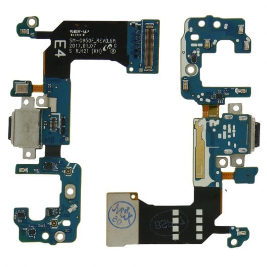 Samsung Ersatz-USB-C-Ladeanschluss für Samsung Galaxy S8, Schwarz