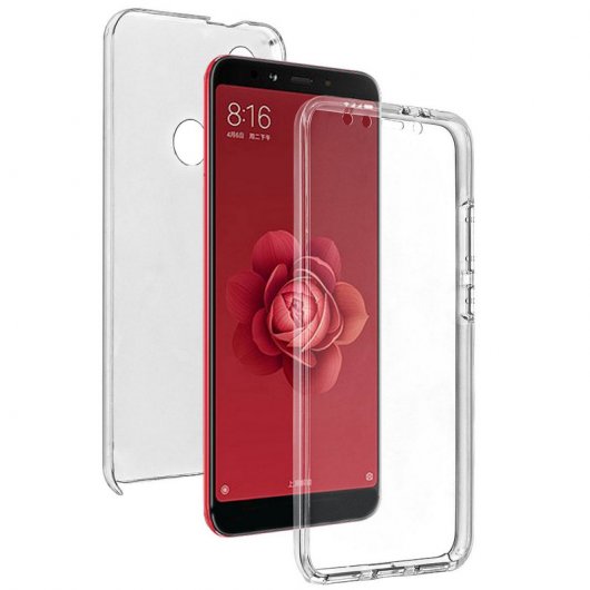 Avizar Funda Doble Transparente para Xiaomi Mi A2