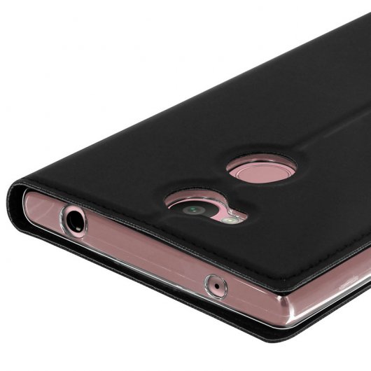 Avizar Funda Libro Negra para Sony Xperia L2