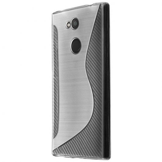 Avizar S-Line Funda de Silicona Flexible Transparente para Sony Xperia L2