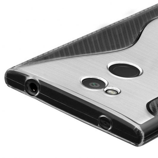 Avizar S-Line Funda de Silicona Flexible Transparente para Sony Xperia L2