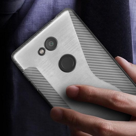 Avizar S-Line Funda de Silicona Flexible Transparente para Sony Xperia L2