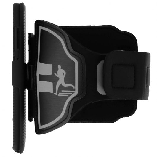 Avizar Bracalete Desportiva + Capa Extraível Preta para Samsung Galaxy S8 Plus