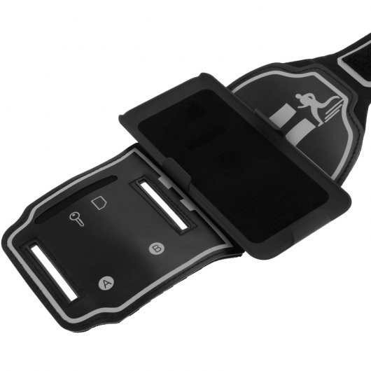 Avizar Bracalete Desportiva + Capa Extraível Preta para Samsung Galaxy S8 Plus