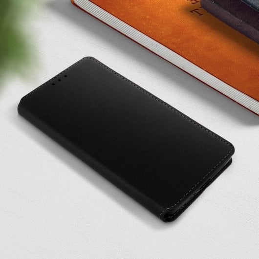 Avizar Funda Libro Billetera Negra para Sony Xperia XZ2