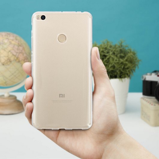 Avizar Funda de Silicona Transparente para Xiaomi Mi Max 2
