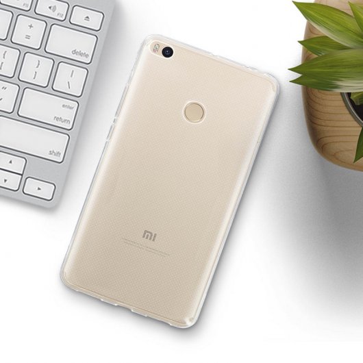 Avizar Funda de Silicona Transparente para Xiaomi Mi Max 2