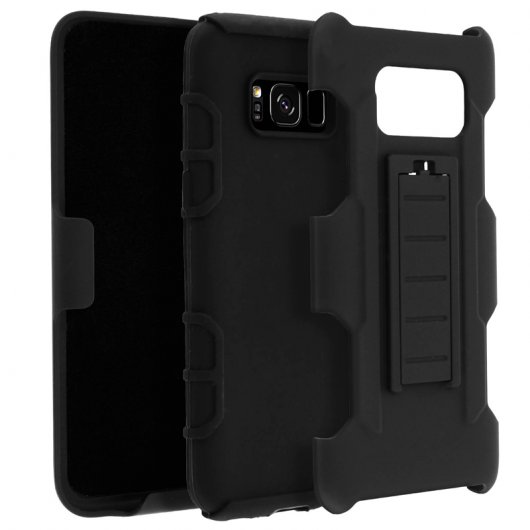Avizar Funda Protección Integral Negra para Samsung Galaxy S8