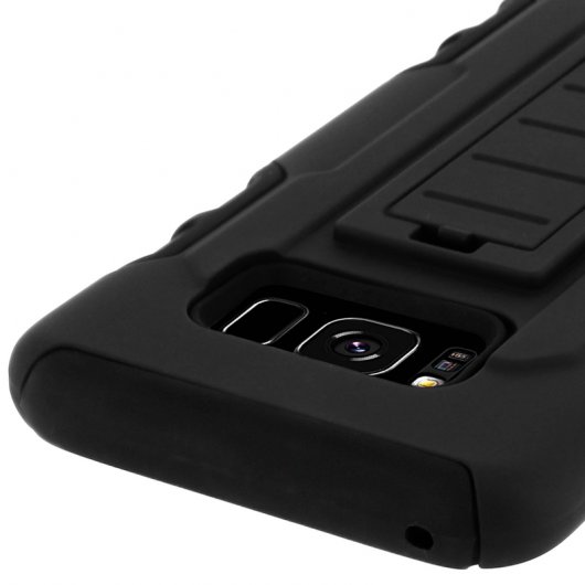 Avizar Funda Protección Integral Negra para Samsung Galaxy S8