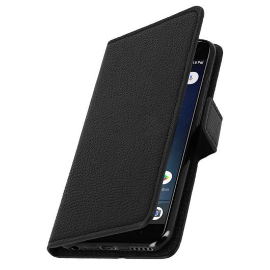 Avizar Capa Carteira Preta para Xiaomi Mi A1