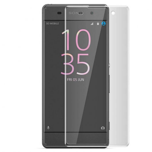 Muvit MFX Protector Cristal Templado con Bordes Curvos para Sony Xperia XA