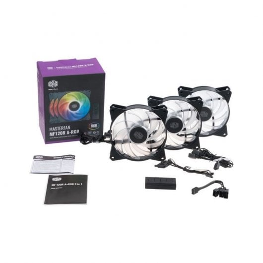 Cooler Master Masterfan MF120R ARGB Pack 3 + Controlador