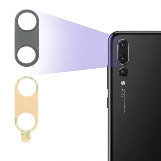 Avizar schwarze Schutzlinse für die Rückkamera für Huawei P20 Pro