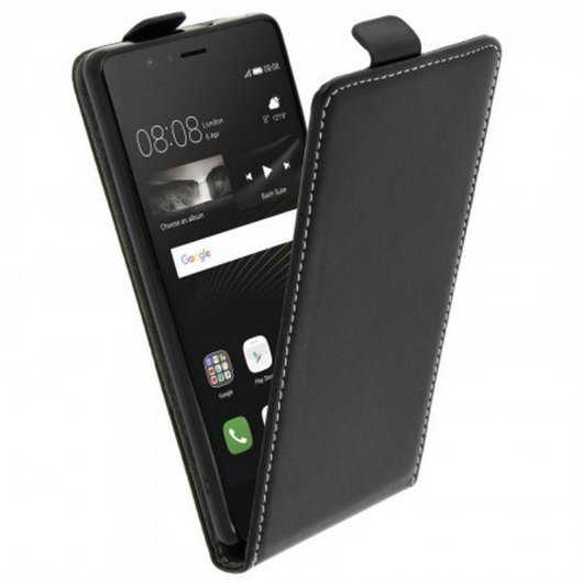 Avizar Funda Vertical Negra para Huawei P9 Lite
