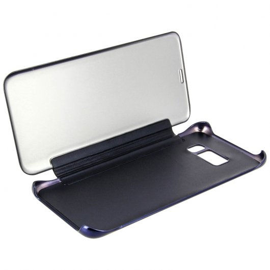 Avizar Funda Libro Translúcida Efecto Espejo Azul para Samsung Galaxy S8 Plus