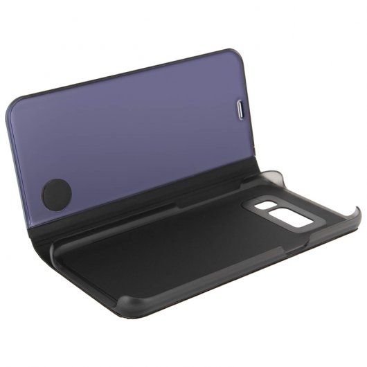 Custodia Avizar nera traslucida effetto specchio per Samsung Galaxy S8 Plus