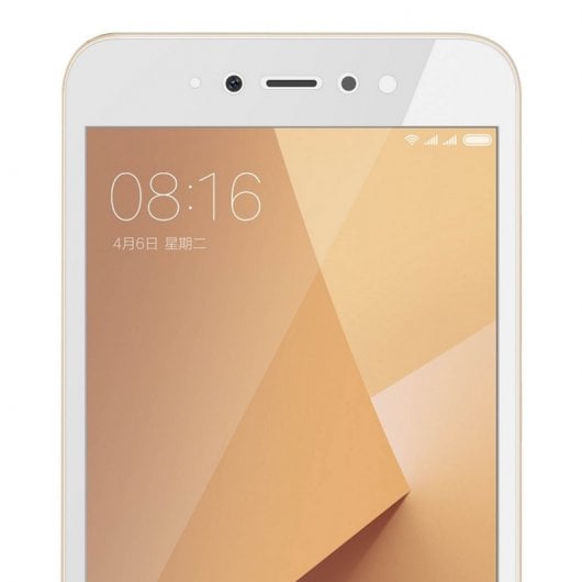 Avizar Protector Cristal Templado con Bordes Blancos para Xiaomi Redmi Note 5A