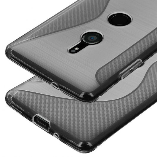 Avizar S-Line Funda de Silicona Flexible Transparente para Sony Xperia XZ3