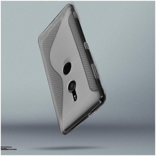 Avizar S-Line Funda de Silicona Flexible Transparente para Sony Xperia XZ3