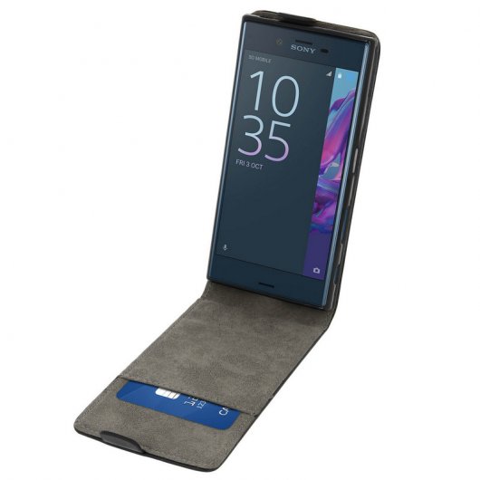 Avizar Funda Vertical Negra para Sony Xperia XZ