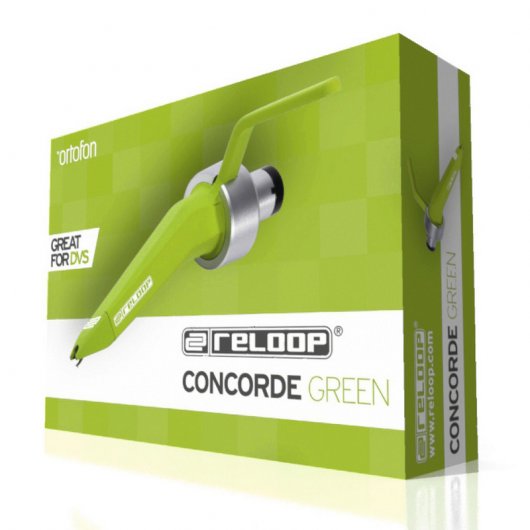 Reloop Concorde Green Capsula con Aguja DJ