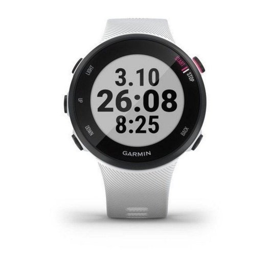Garmin Forerunner 45S GPS 39mm MIP Preto com Correia Branca S Pulsómetro Qualidade do Sono
