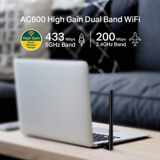 Adattatore WIFI USB AC600 dual-band Archer T2U Plus TP-Link