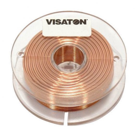 Visaton Bobina Oca com Extremidades Estanhadas 1.0 mH/1.0 mm